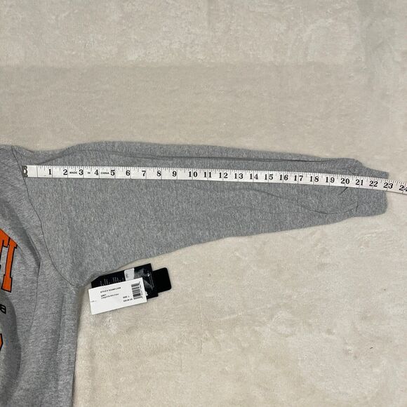 Cincinnati Bengals Junk Food Helmet Logo Gray Long Sleeve T-Shirt Men’s Large - Picture 5 of 7